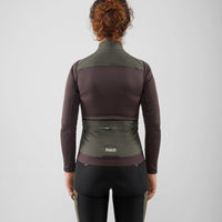 Pedaled Odyssey Windblock Women's Merino Long Sleeve Jersey Radtrikot langarm Raisin Purple