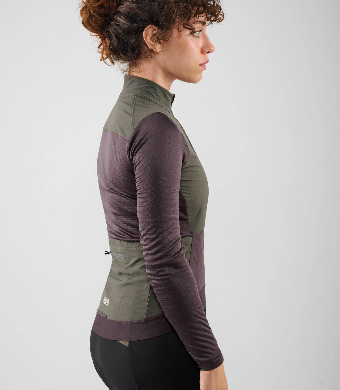 Pedaled Odyssey Windblock Women's Merino Long Sleeve Jersey Radtrikot langarm Raisin Purple