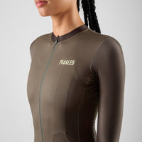 Pedaled Element Women's Long Sleeve Jersey Radtrikot langarm Grey