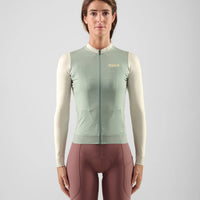 Pedaled Element Women's Long Sleeve Jersey Radtrikot langarm Light Blue