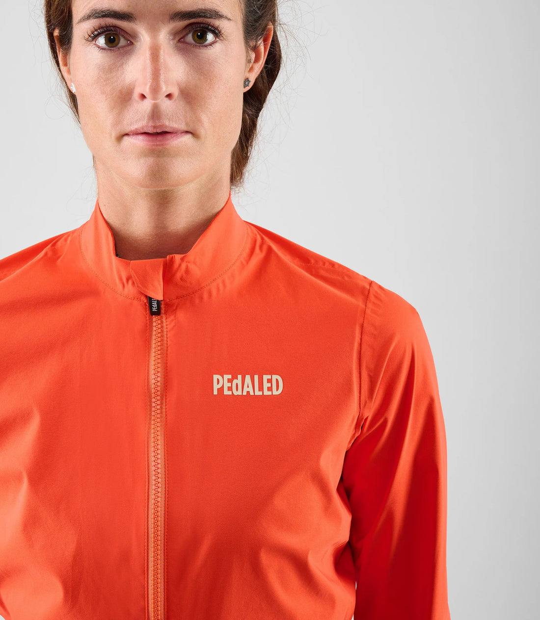 Pedaled Element Waterproof Women's Jacket Regen Fahrradjacke Orange