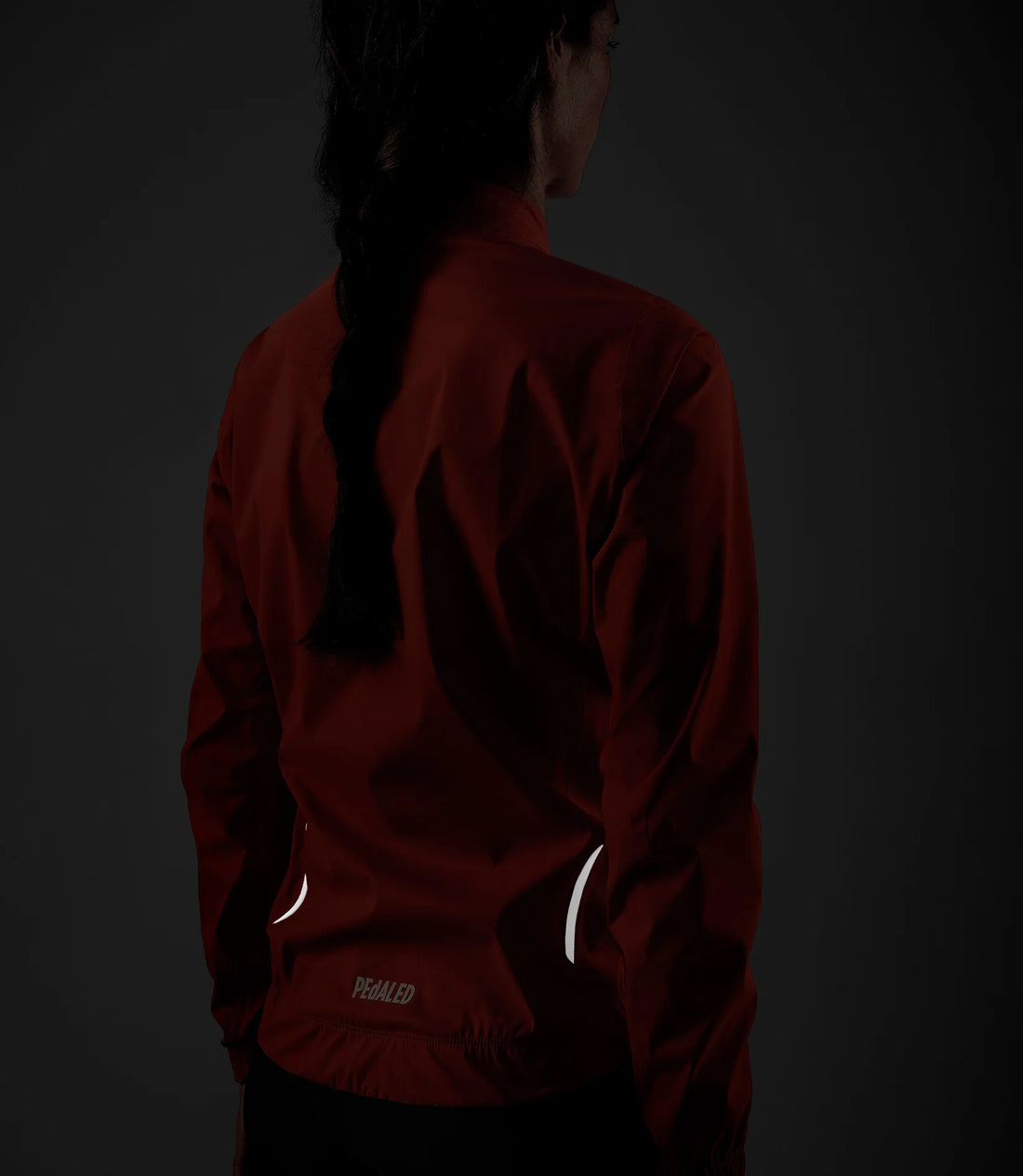 Pedaled Element Waterproof Women's Jacket Regen Fahrradjacke Orange