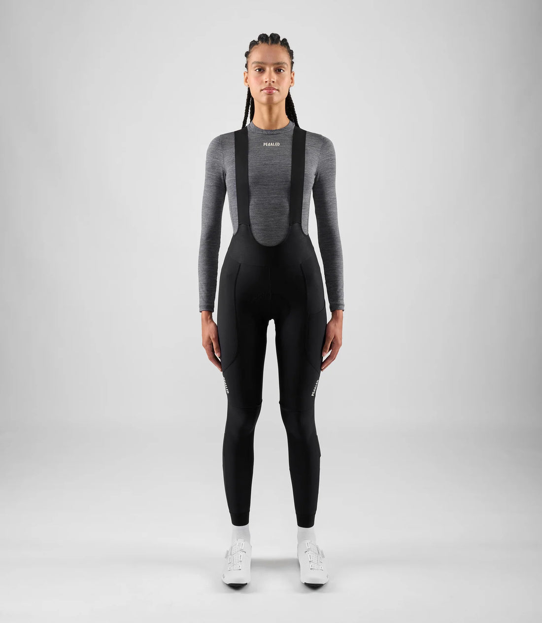 Pedaled Element Women's Tight Thermo Trägerhose Black