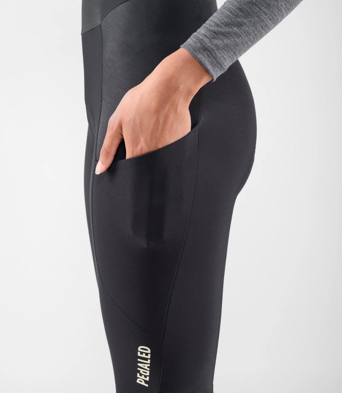 Pedaled Element Women's Tight Thermo Trägerhose Black