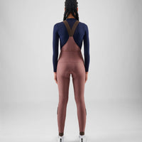 Pedaled Element Women's Tight Thermo Trägerhose Raisin Purple