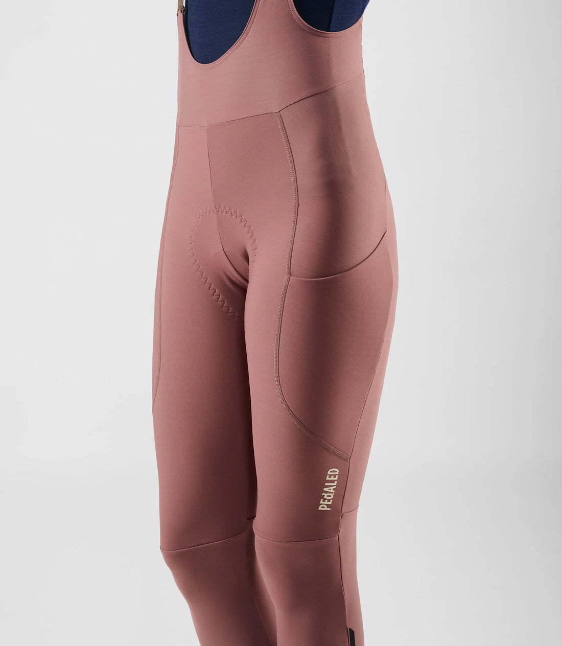 Pedaled Element Women's Tight Thermo Trägerhose Raisin Purple