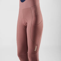 Pedaled Element Women's Tight Thermo Trägerhose Raisin Purple