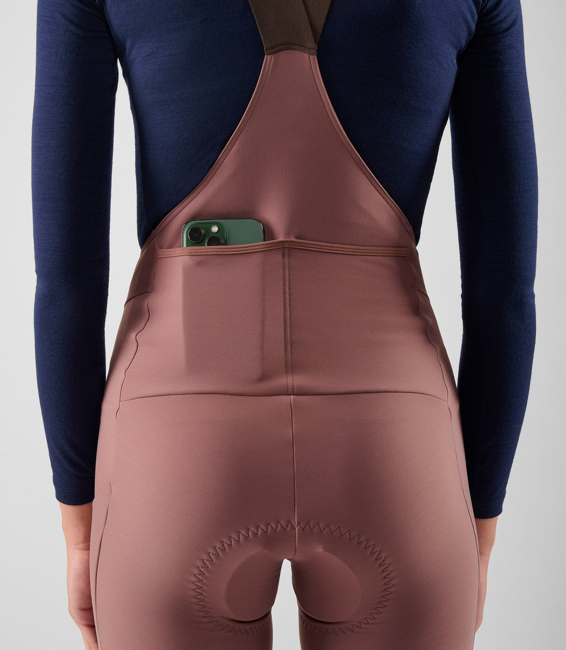 Pedaled Element Women's Tight Thermo Trägerhose Raisin Purple