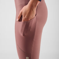 Pedaled Element Women's Tight Thermo Trägerhose Raisin Purple