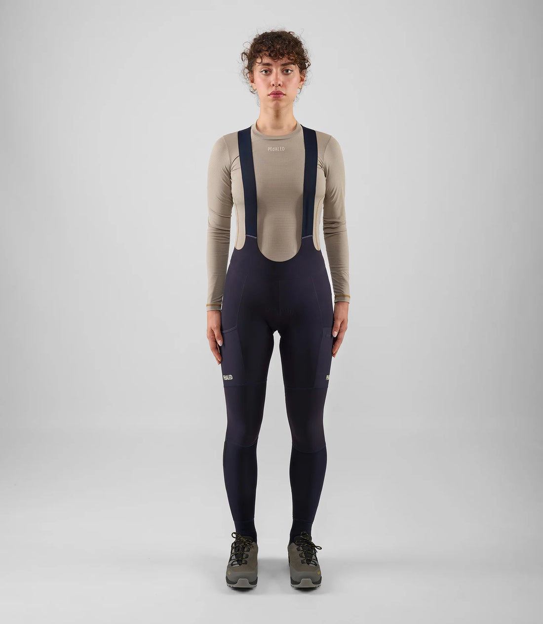 Pedaled Odyssey Women's Tight Thermo Trägerhose Dark Navy