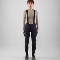 Pedaled Odyssey Women's Tight Thermo Trägerhose Dark Navy
