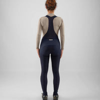 Pedaled Odyssey Women's Tight Thermo Trägerhose Dark Navy