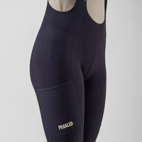 Pedaled Odyssey Women's Tight Thermo Trägerhose Dark Navy