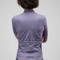 Pedaled Odyssey Women's Long Sleeve Jersey Radtrikot langarm Lilaic