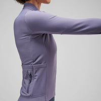 Pedaled Odyssey Women's Long Sleeve Jersey Radtrikot langarm Lilaic