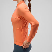 Pedaled Odyssey Women's Long Sleeve Jersey Radtrikot langarm Orange