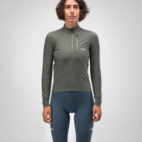 Pedaled Odyssey Women's Long Sleeve Jersey Radtrikot langarm Charcoal Gray