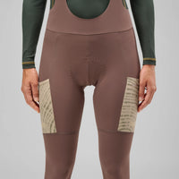 Pedaled Women's Odyssey Bib Tights Winter Trägerhose Walnut