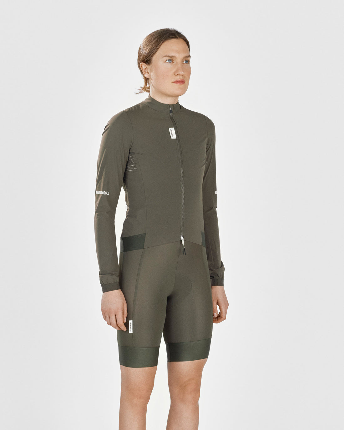 Fingercrossed Road Wind Jacket Women Wind Fahrradjacke Olive