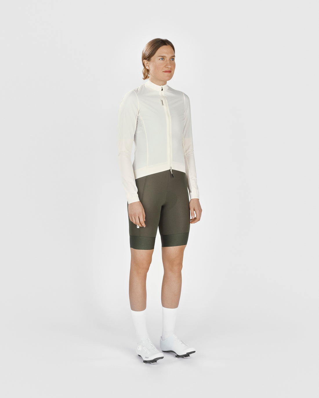 Fingercrossed Road Wind Jacket Women Wind Fahrradjacke Antique Cream