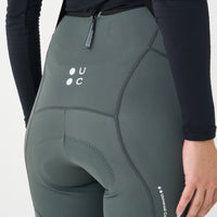 Universal Colours Mono Women's Bib Tight Winter-Radhose Industrial Teal