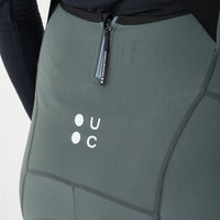 Universal Colours Mono Women's Bib Tight Winter-Radhose Industrial Teal