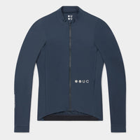 Universal Colours Womens Mono Long Sleeve Jersey Radtrikot langarm Eclipse Navy
