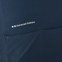 Universal Colours Womens Mono Long Sleeve Jersey Radtrikot langarm Eclipse Navy