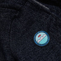 Café du Cycliste Marguerite Women's Long Sleeve Merino Cycling Jersey Radtrikot Navy