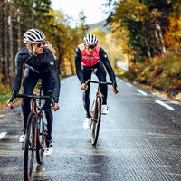 Café du Cycliste Marguerite Women's Long Sleeve Merino Cycling Jersey Radtrikot Navy