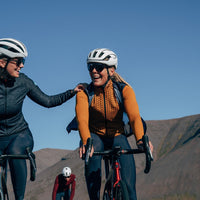 Café du Cycliste Marguerite Women's Long Sleeve Merino Cycling Jersey Radtrikot Navy