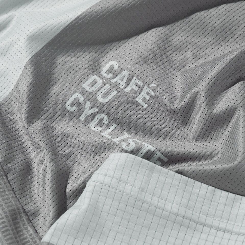Café du Cycliste Angeline Womens's Ultralight Cycling Jersey Radtrikot Grey