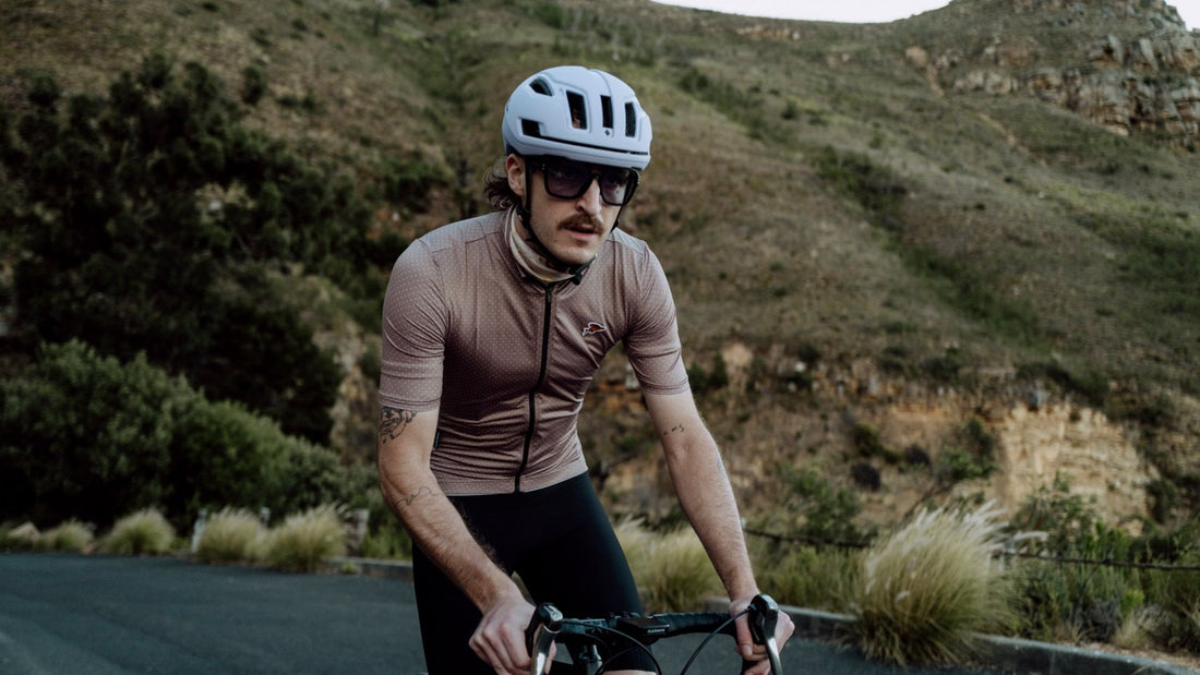 Café du Cycliste Fleurette V2 Men's Lightweight Cycling Jersey Radtrikot Oyster Grey