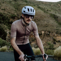 Café du Cycliste Fleurette V2 Men's Lightweight Cycling Jersey Radtrikot Oyster Grey