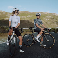 Café du Cycliste Francine Women's Midweight Cycling Jersey Radtrikot White
