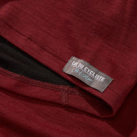 Café du Cycliste Camille Women's Merino Base Layer Radunterhemd langarm Dahlia