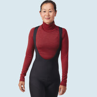 Café du Cycliste Camille Women's Merino Base Layer Radunterhemd langarm Dahlia