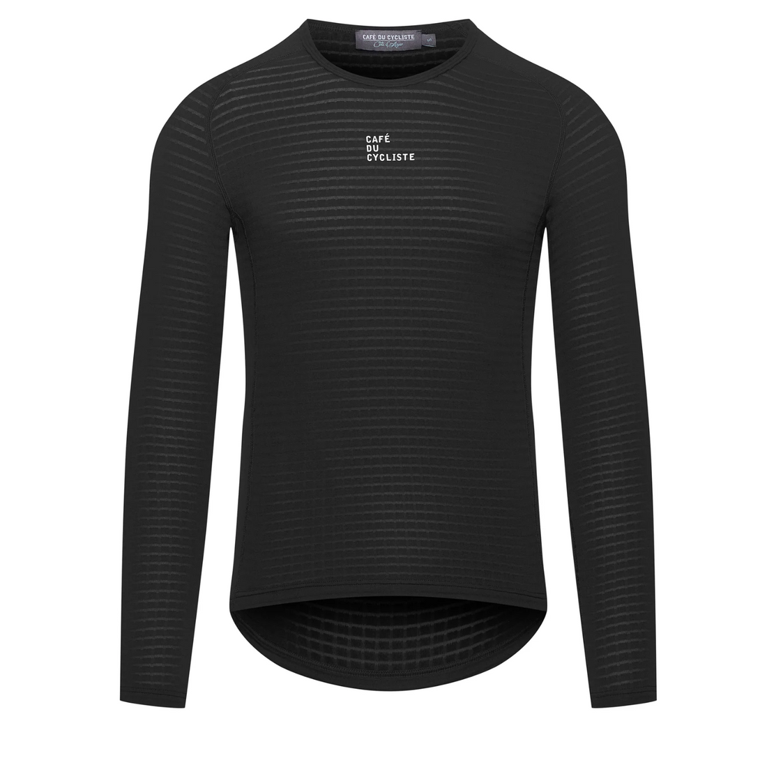 Café du Cycliste Coline Men's Three Season Base Layer Radunterhemd langarm Black