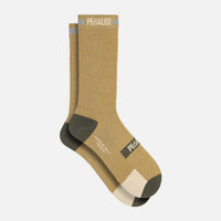 Pedaled Odyssey Merino Reflective Socks Merino Radsocken Light Green