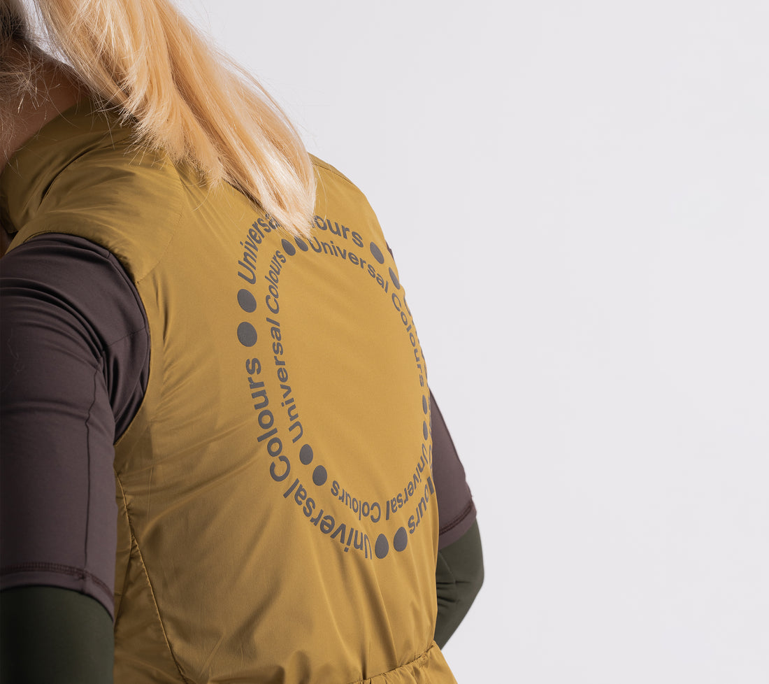 Universal Colours Chroma Insulated Unisex Gilet Thermo-Windweste Lawson Gold