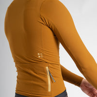 Universal Colours Mono Men’s Long Sleeve Jersey Radtrikot langarm Fudge Brown