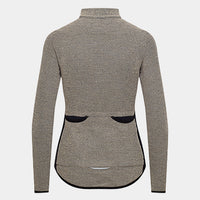 Café du Cycliste Marguerite Women's Long Sleeve Merino Cycling Jersey Radtrikot Cream
