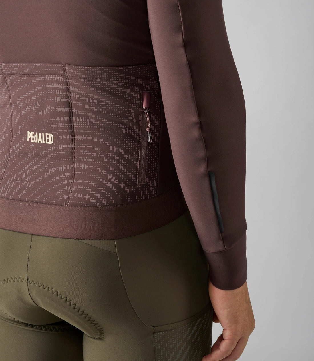 Pedaled Odyssey Long Sleeve Jersey Radtrikot langarm Brown