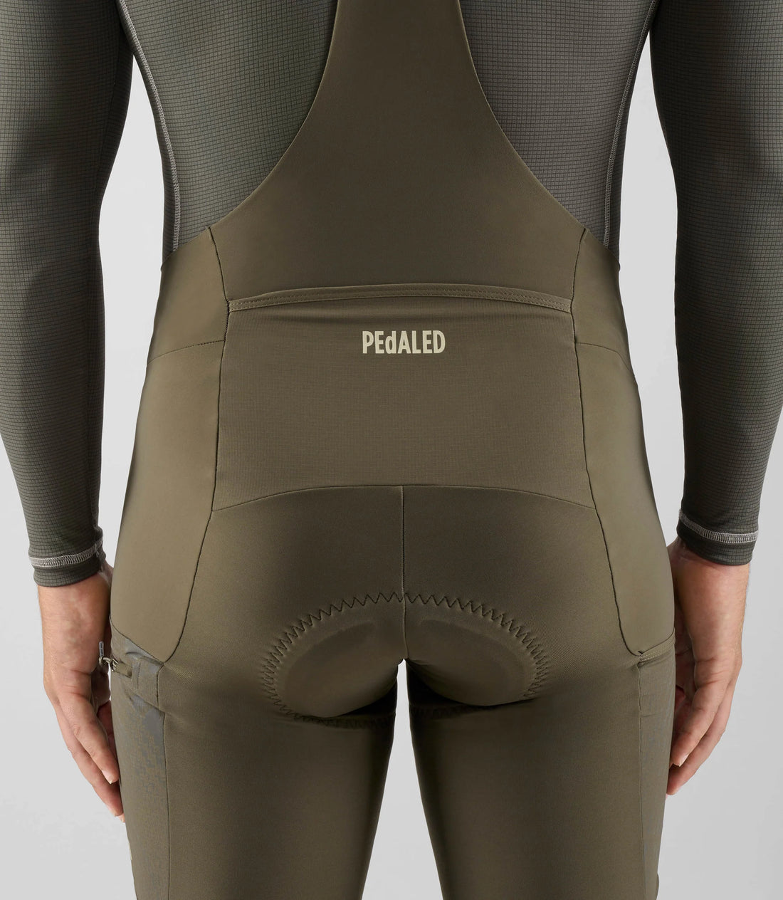 Pedaled Odyssey Tight Thermo Trägerhose Military Green