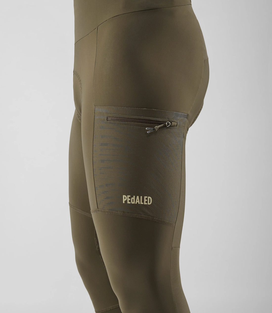 Pedaled Odyssey Tight Thermo Trägerhose Military Green