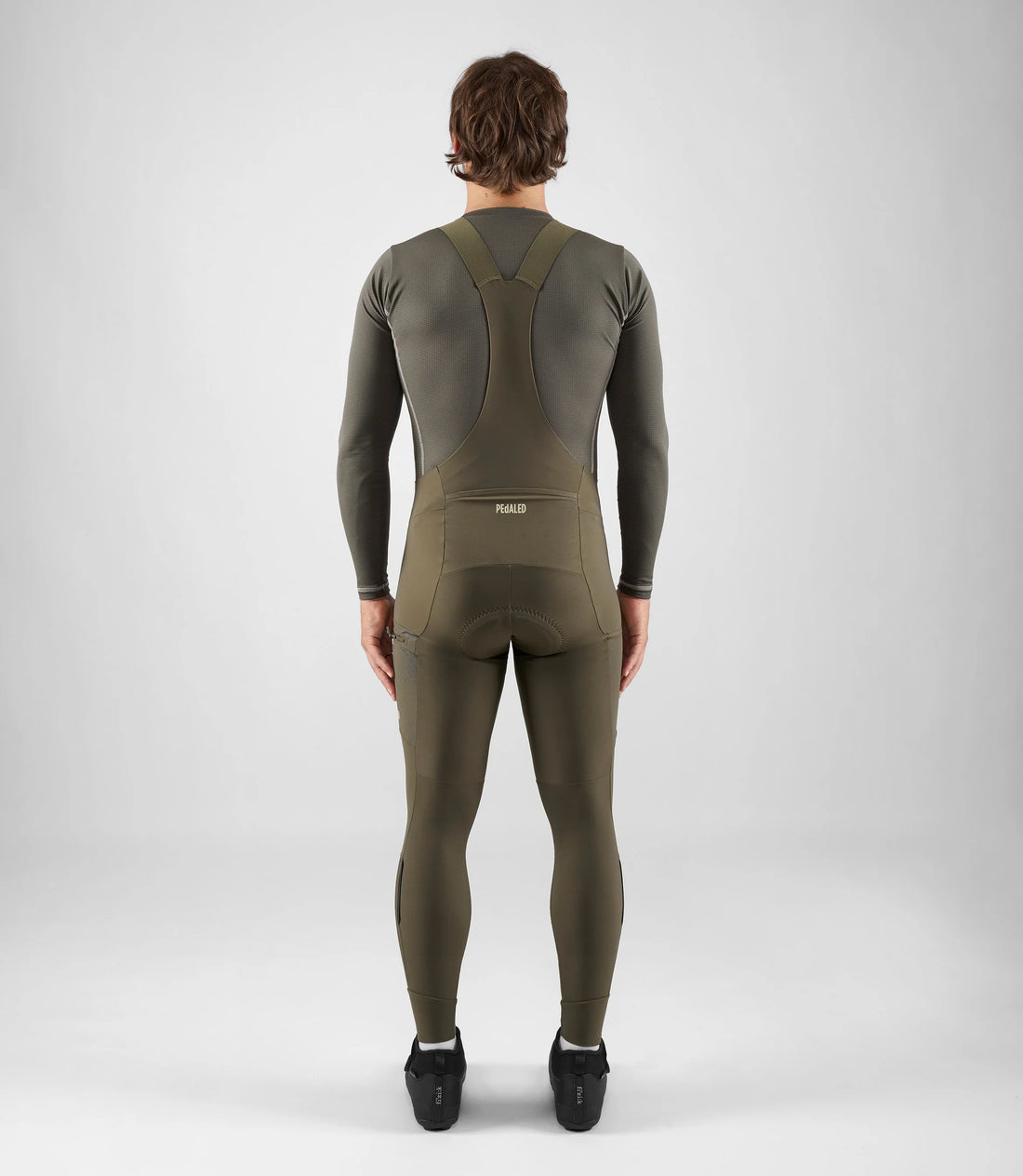 Pedaled Odyssey Tight Thermo Trägerhose Military Green