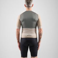 Pedaled Element Men's Jersey Radtrikot Beige