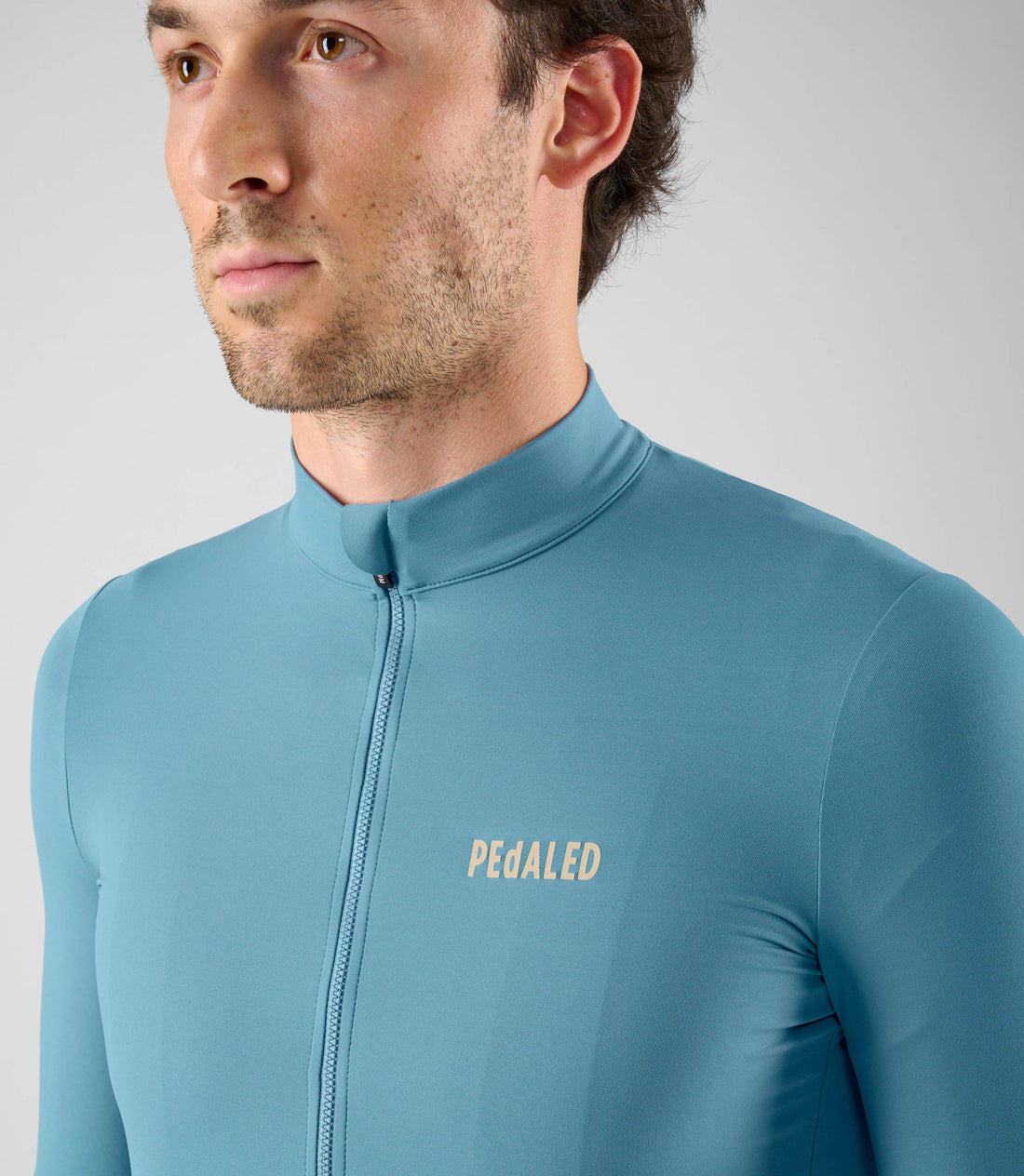 Pedaled Element Long Sleeve Jersey Radtrikot langarm Light Blue