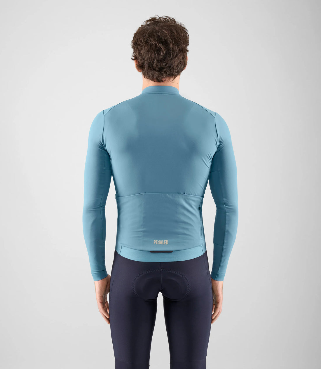 Pedaled Element Long Sleeve Jersey Radtrikot langarm Light Blue