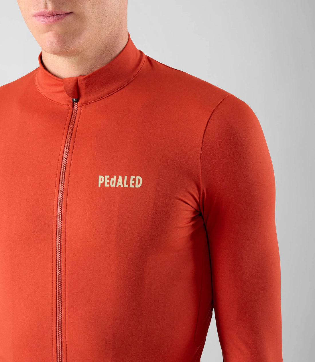 Pedaled Element Long Sleeve Jersey Radtrikot langarm Red